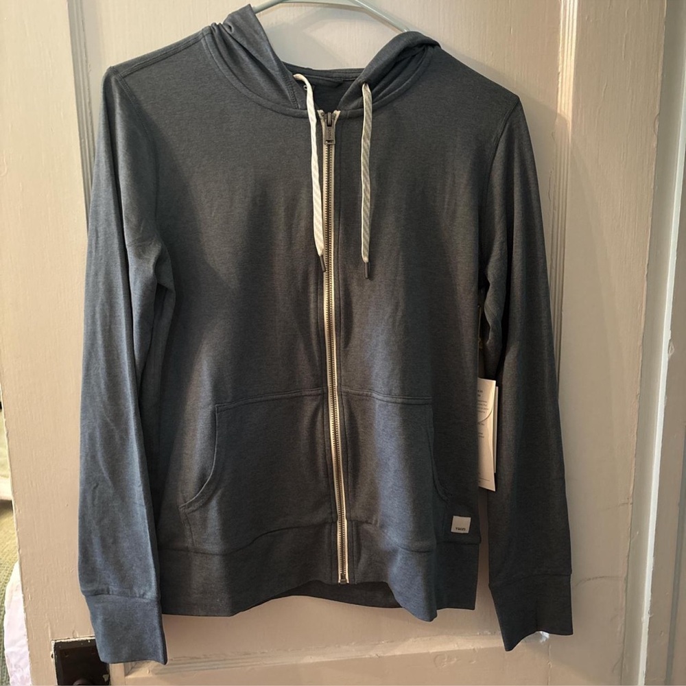 Vuori Gray Zip-Up Hoodie - xs - NWT